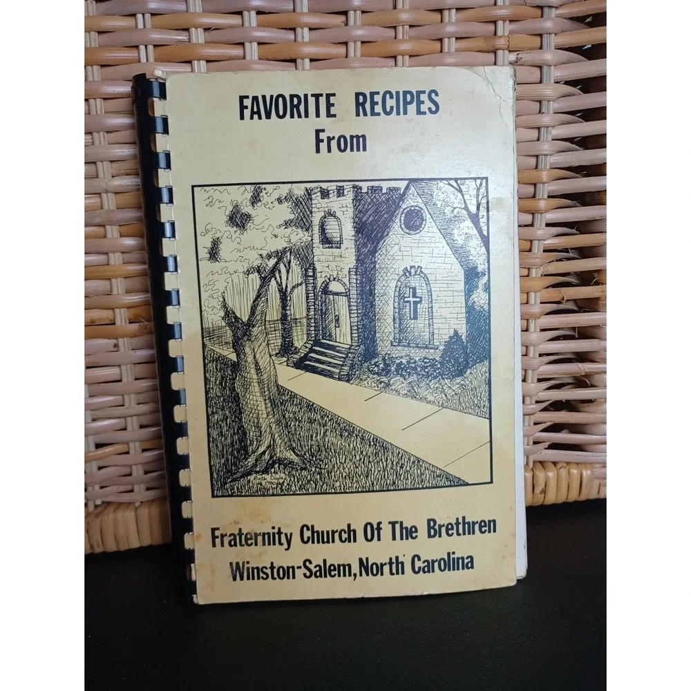 Fraternity Church Of The Brethren Winston-Salem, NC Cookbook Spiral 1980 Dunkers